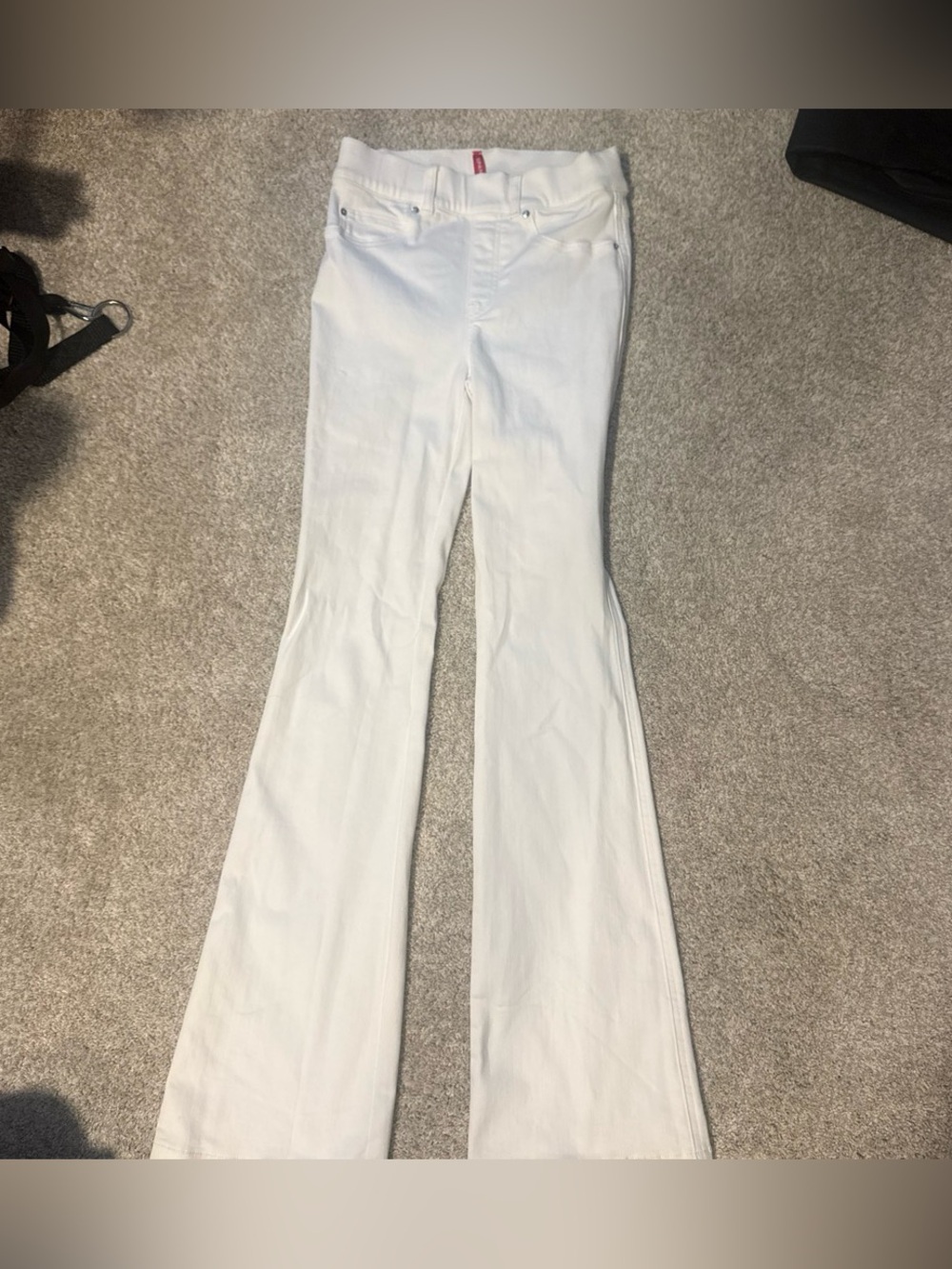 SPANX White Flare Jeans